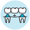 Dental Bridge - Dental Services Icon